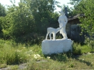 Скульптура у соседей